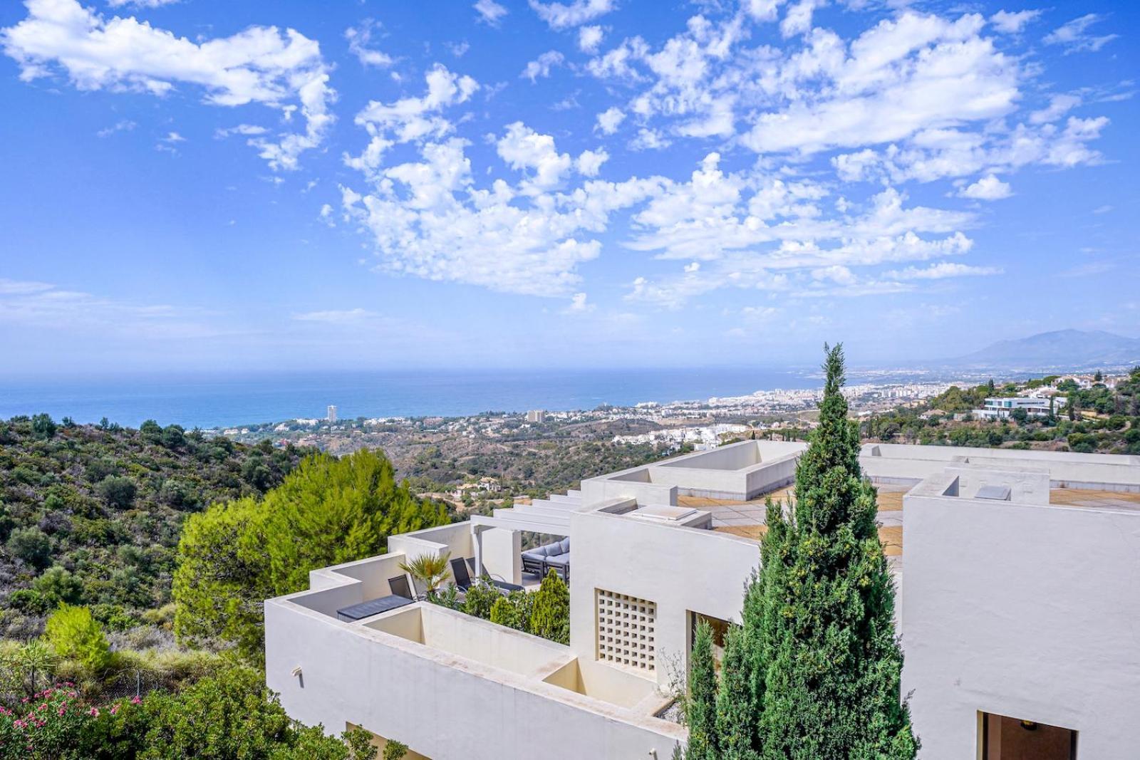 Spectacular Views - Luxury Apartment In Resort - Marbella Hills المظهر الخارجي الصورة